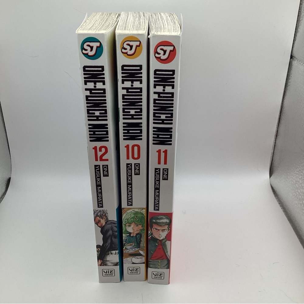 One-Punch Man Vol. 10 , 11 , 12 Paperback By ONE First Editions